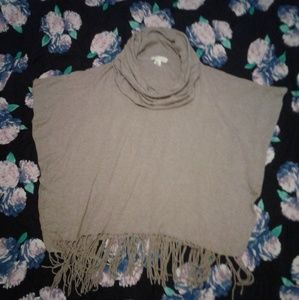 Lovestitch Cowl Neck Pullover Shawl